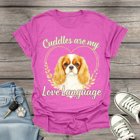 Charles Spaniel Love Language T-Shirt