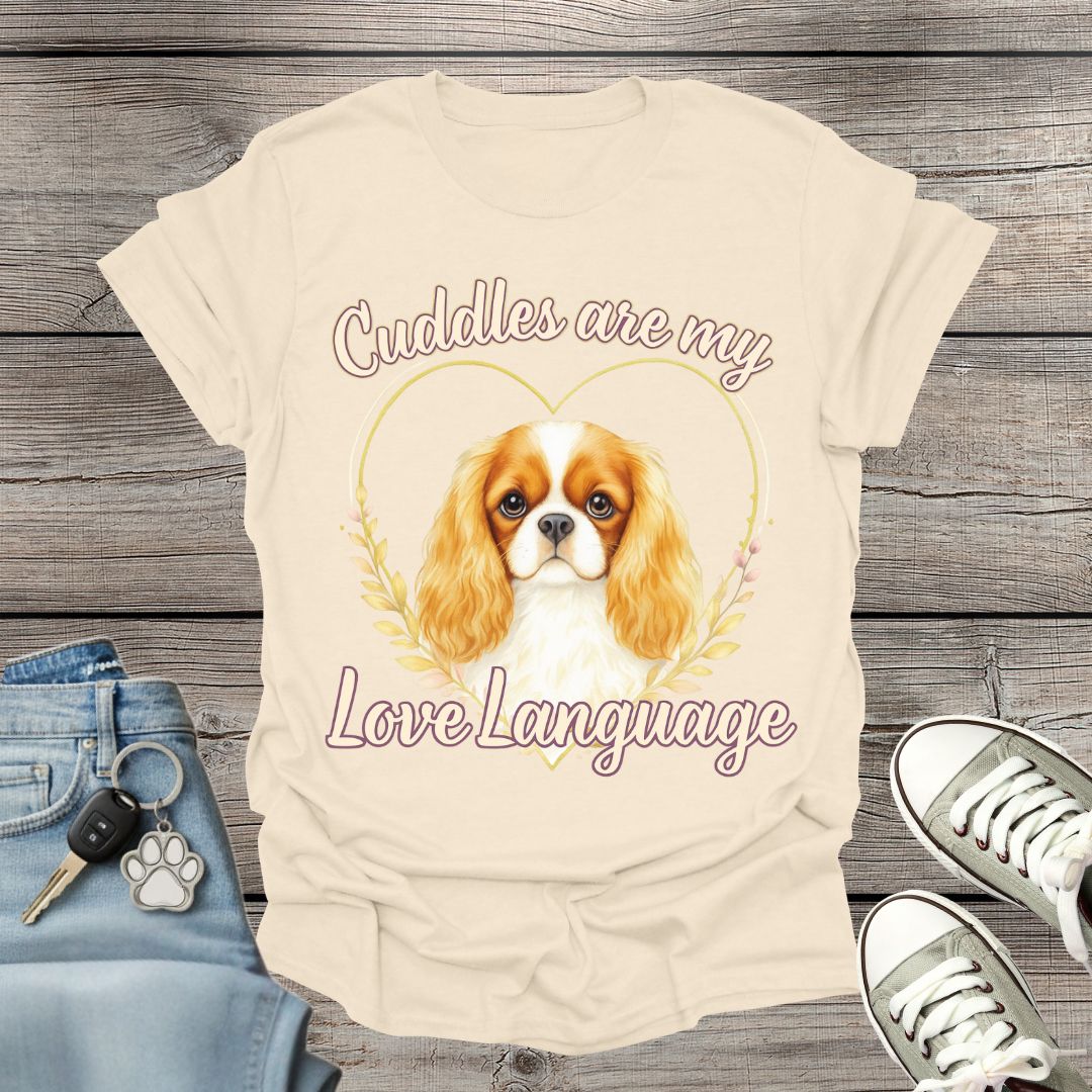Charles Spaniel Love Language T-Shirt