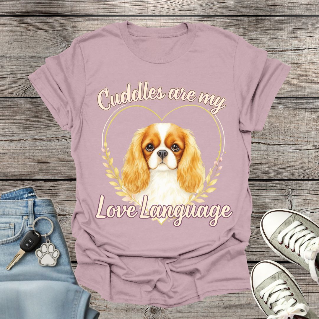 Charles Spaniel Love Language T-Shirt