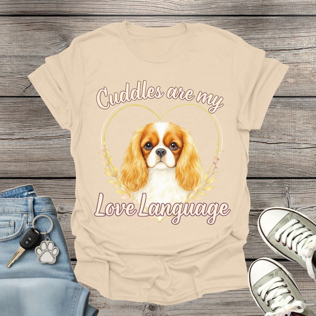 Charles Spaniel Love Language T-Shirt