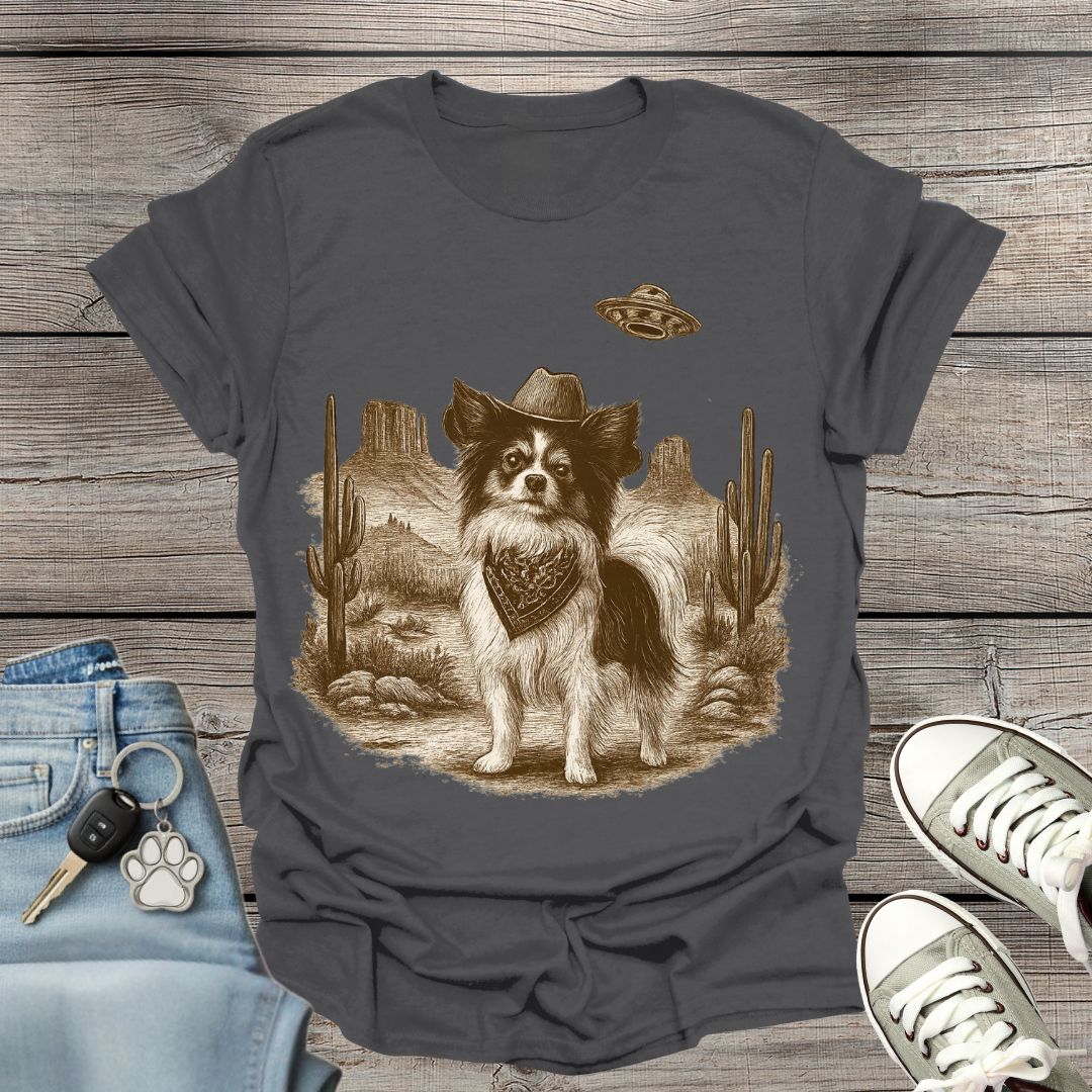 Papillon Western UFO T-Shirt