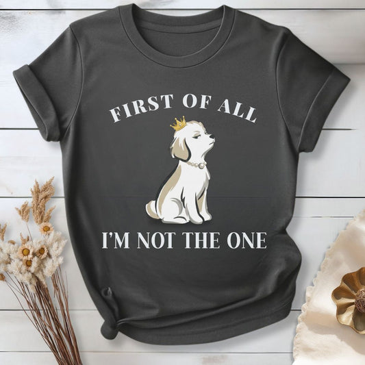 First of all — I’m Not the One — High Standards Energy T-SHIRT