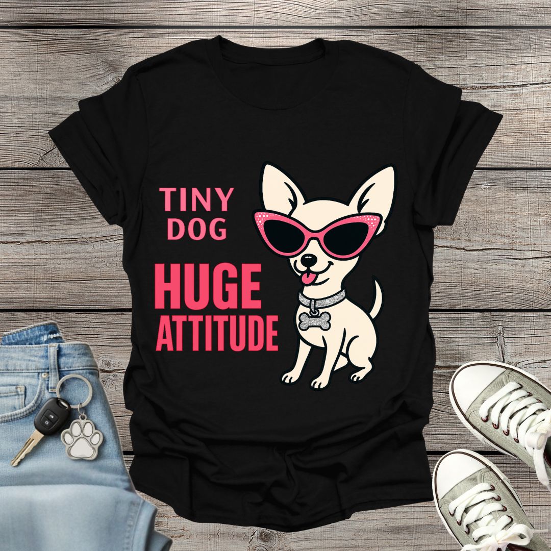 Chihuahua Huge Attitude T-Shirt