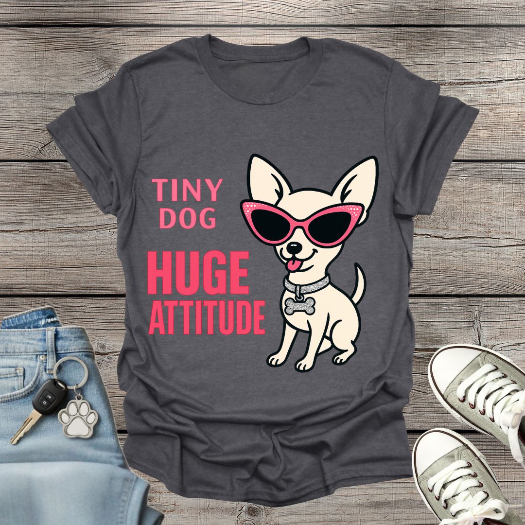 Chihuahua Huge Attitude T-Shirt
