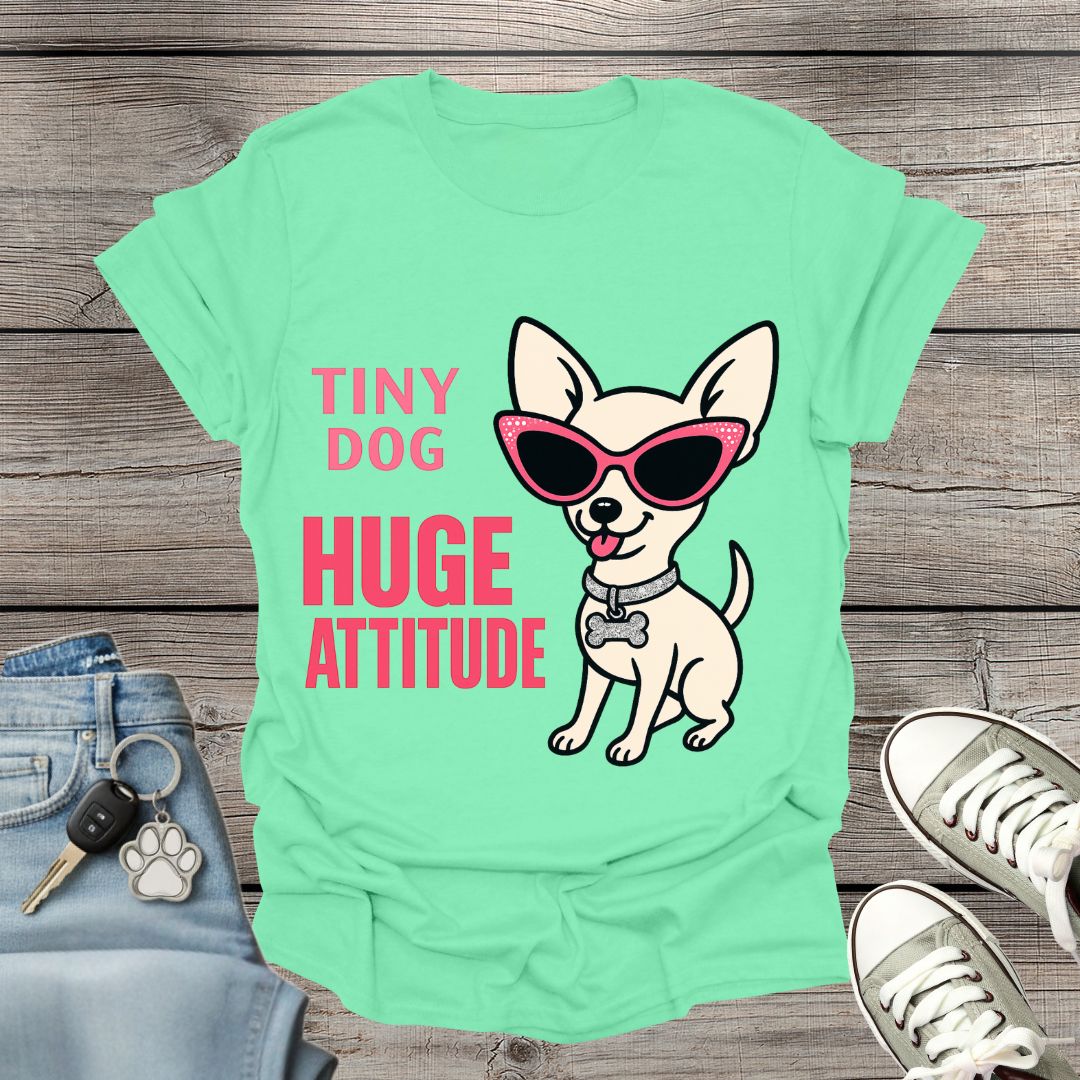 Chihuahua Huge Attitude T-Shirt