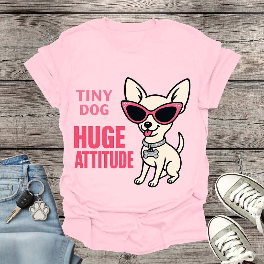 Chihuahua Huge Attitude T-Shirt
