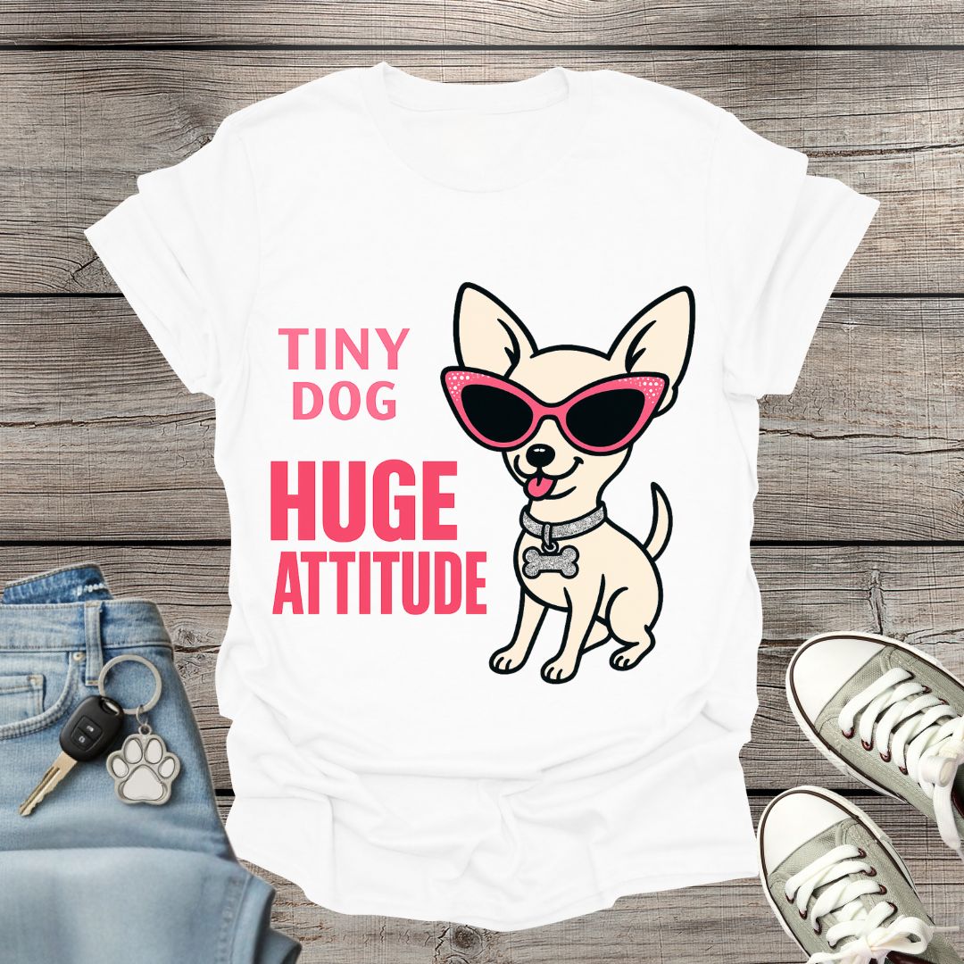 Chihuahua Huge Attitude T-Shirt