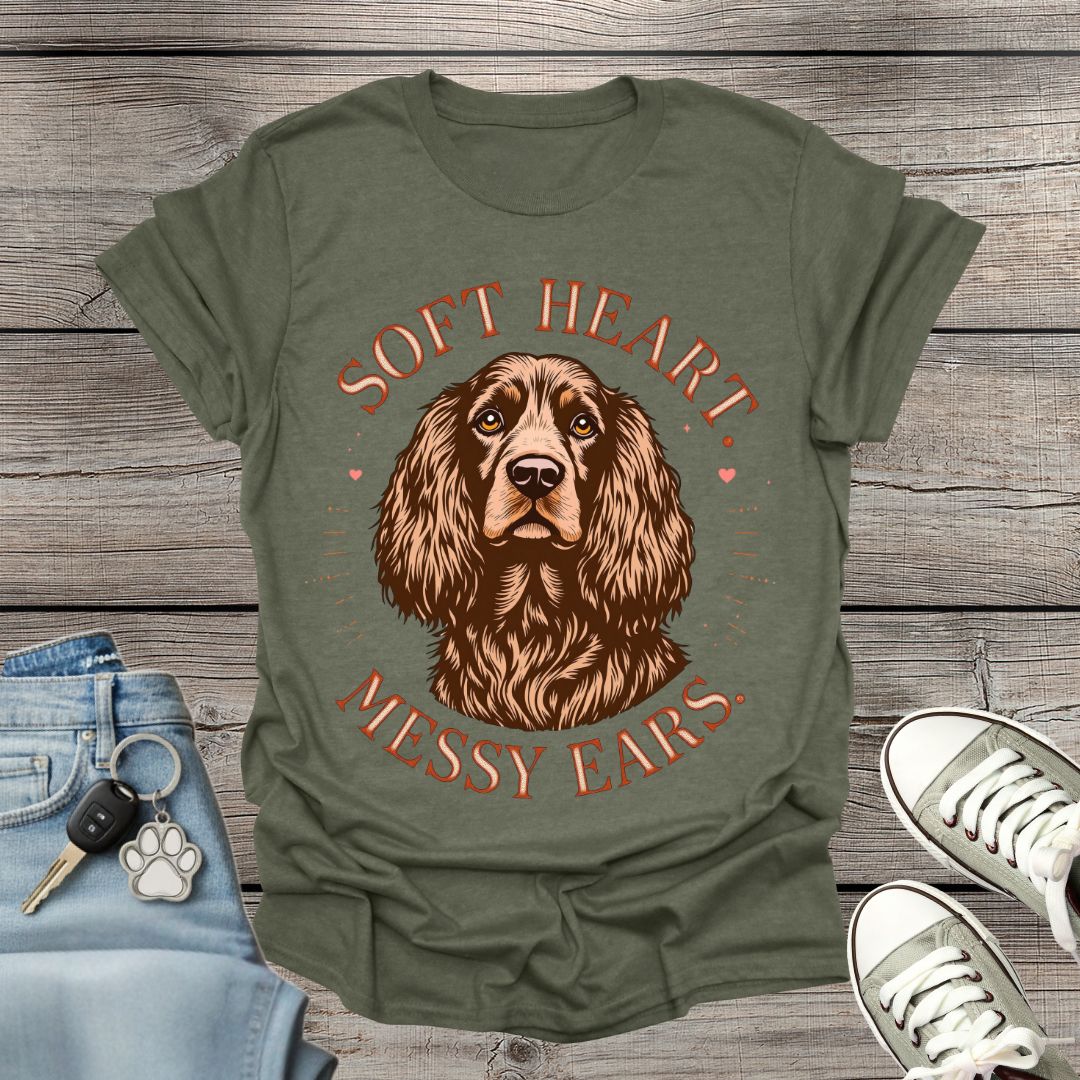 Cocker Spaniel Soft Heart T-Shirt