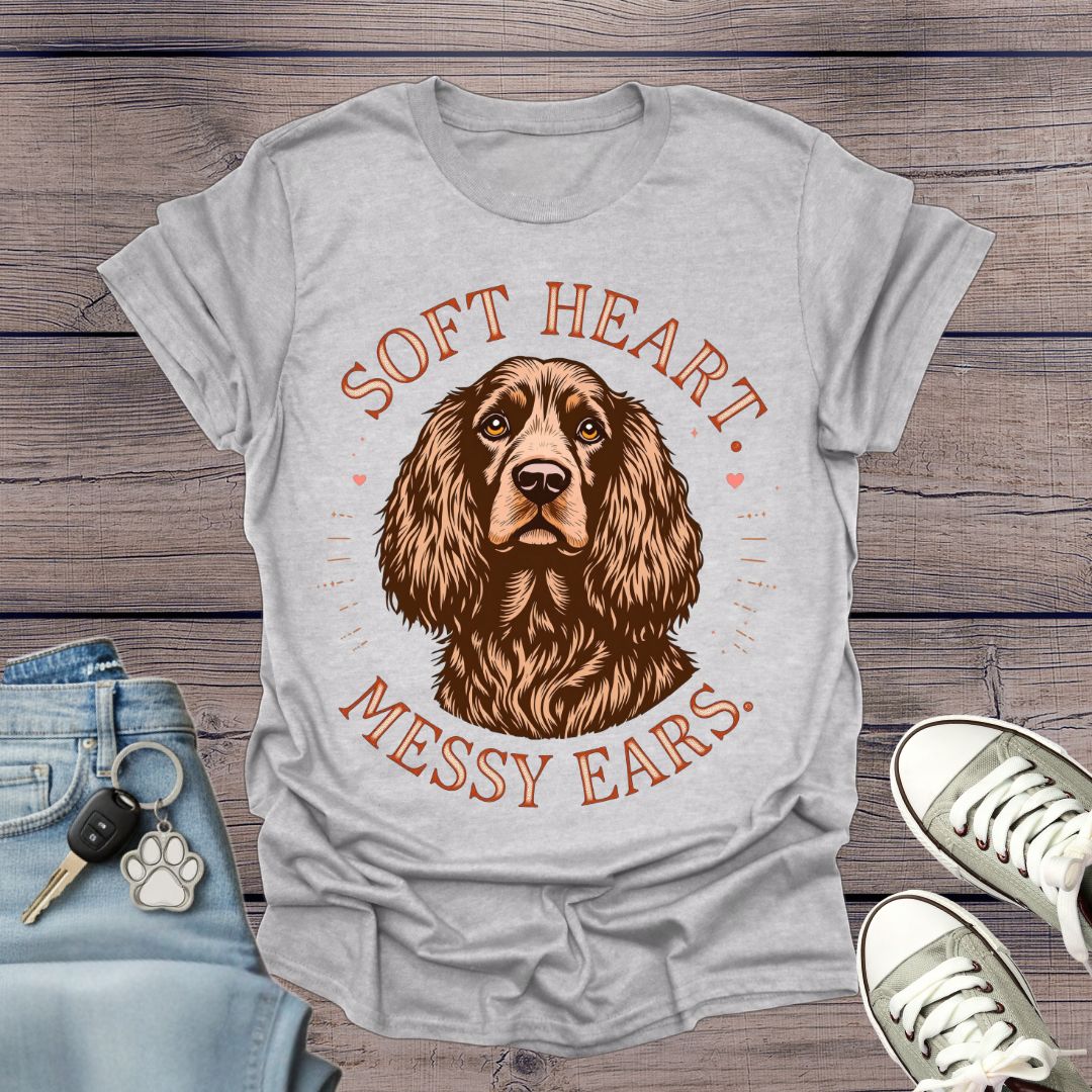 Cocker Spaniel Soft Heart T-Shirt