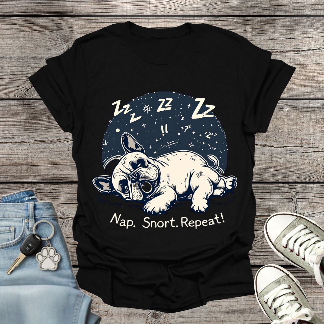 French Bulldog  Repeat T-Shirt