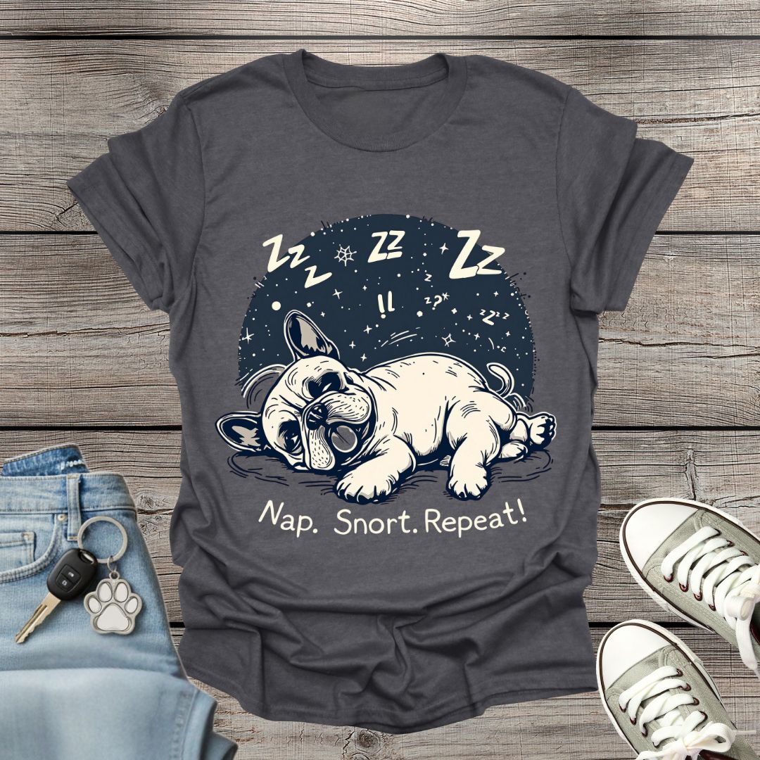 French Bulldog  Repeat T-Shirt