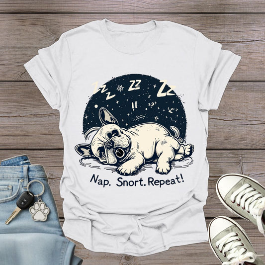 French Bulldog  Repeat T-Shirt