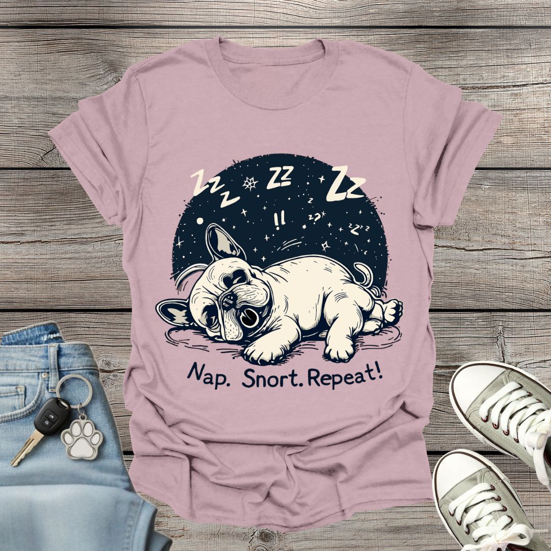 French Bulldog  Repeat T-Shirt
