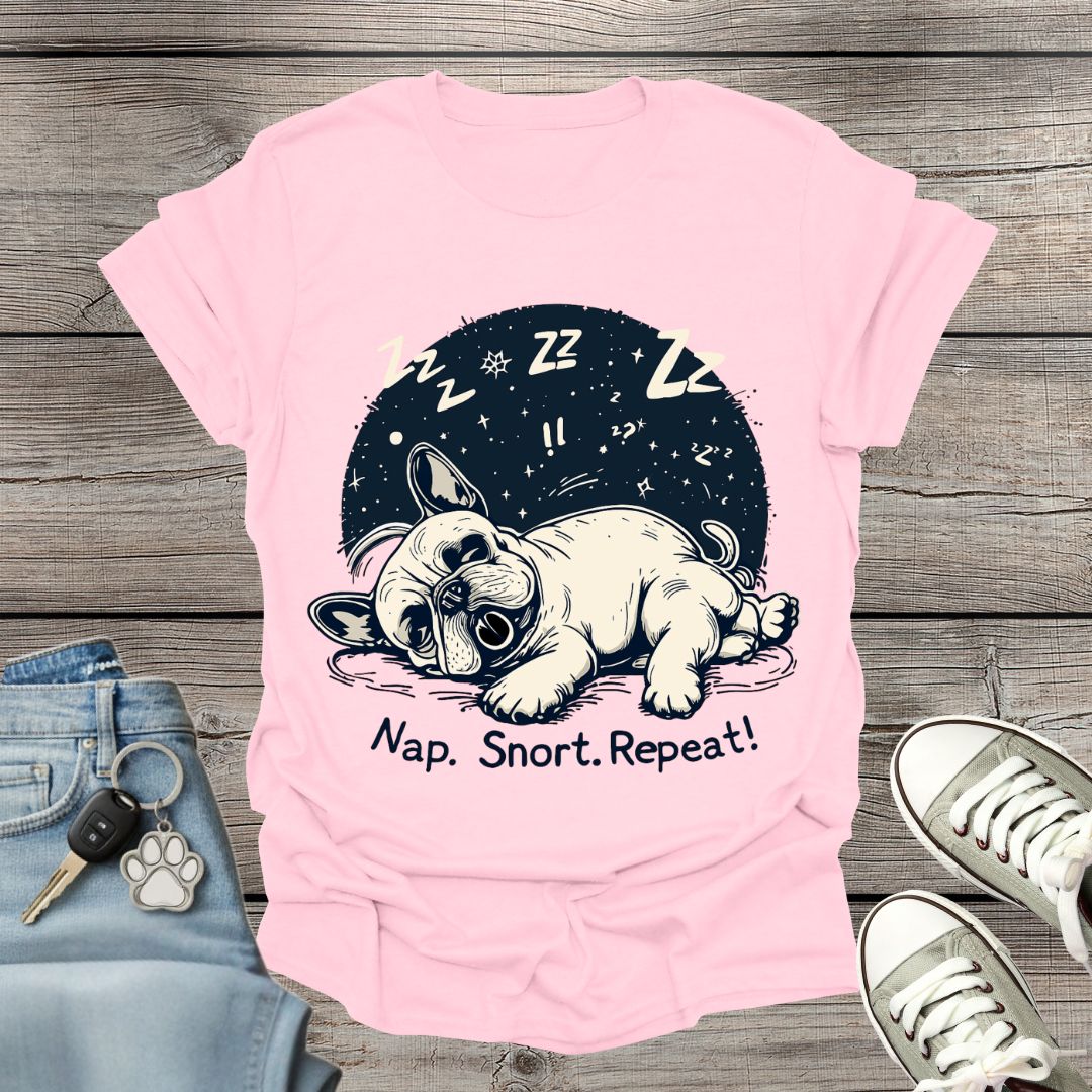 French Bulldog  Repeat T-Shirt