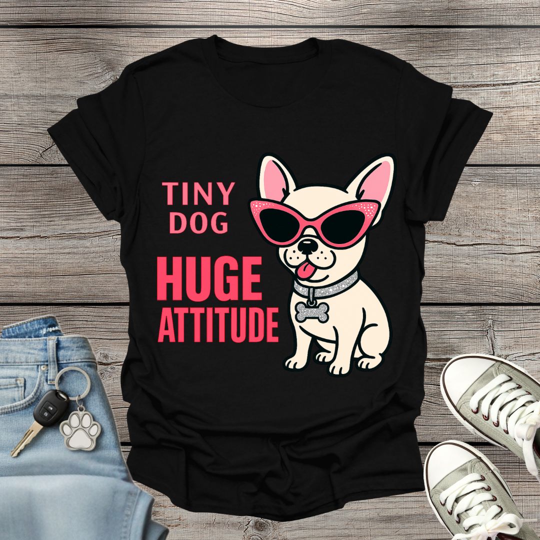 French Bulldog Huge Attitude T-Shirt