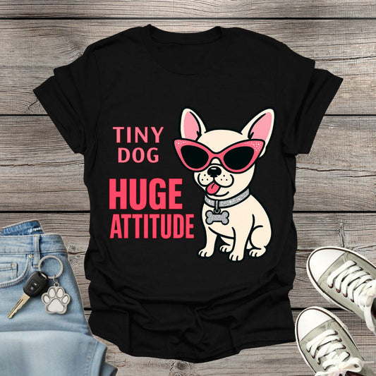 French Bulldog Huge Attitude T-Shirt