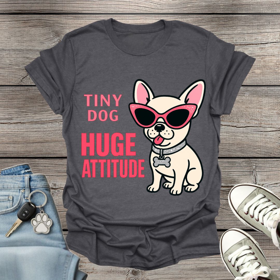 French Bulldog Huge Attitude T-Shirt