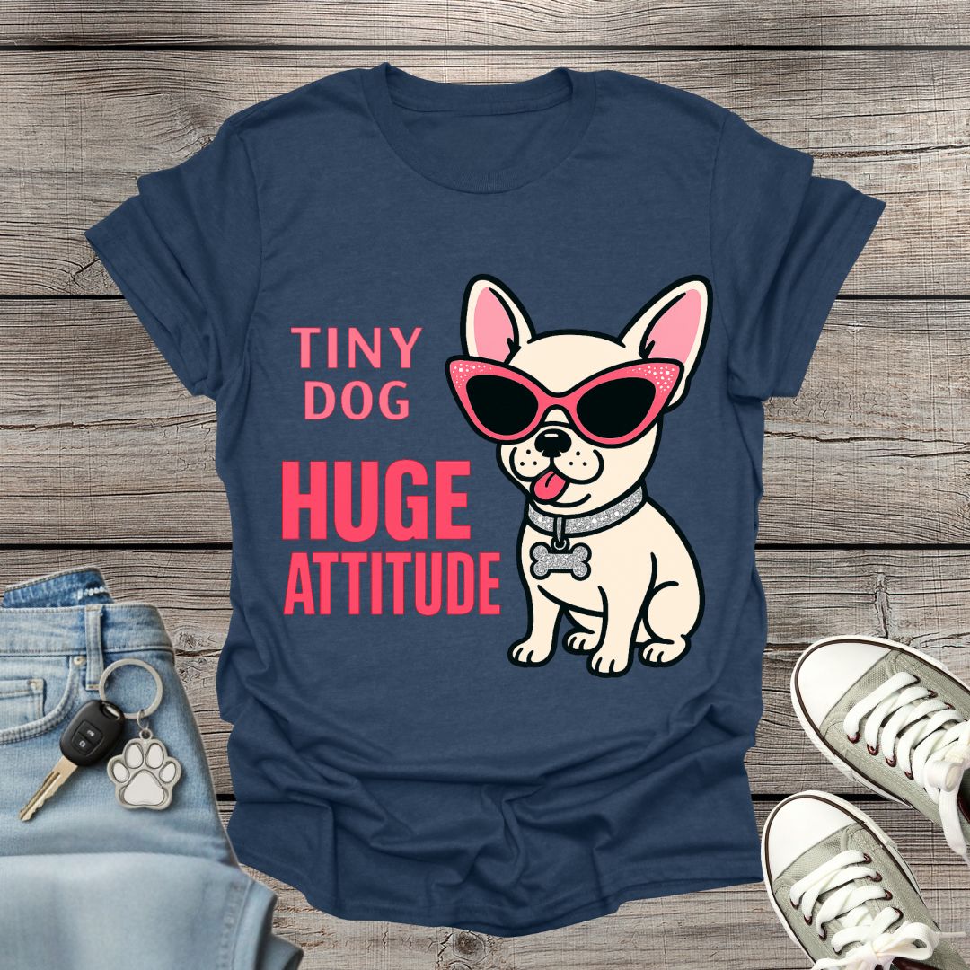 French Bulldog Huge Attitude T-Shirt