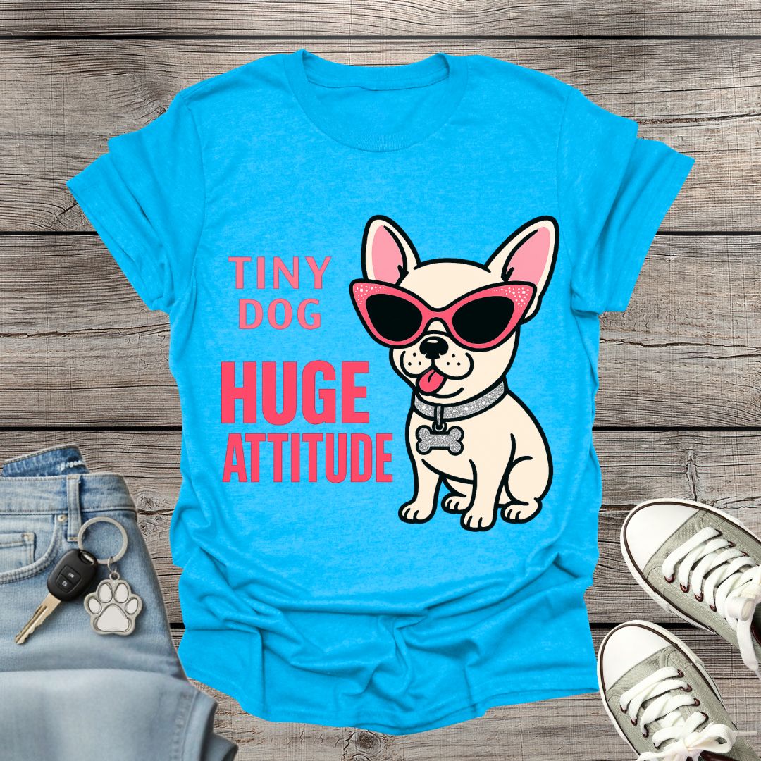 French Bulldog Huge Attitude T-Shirt