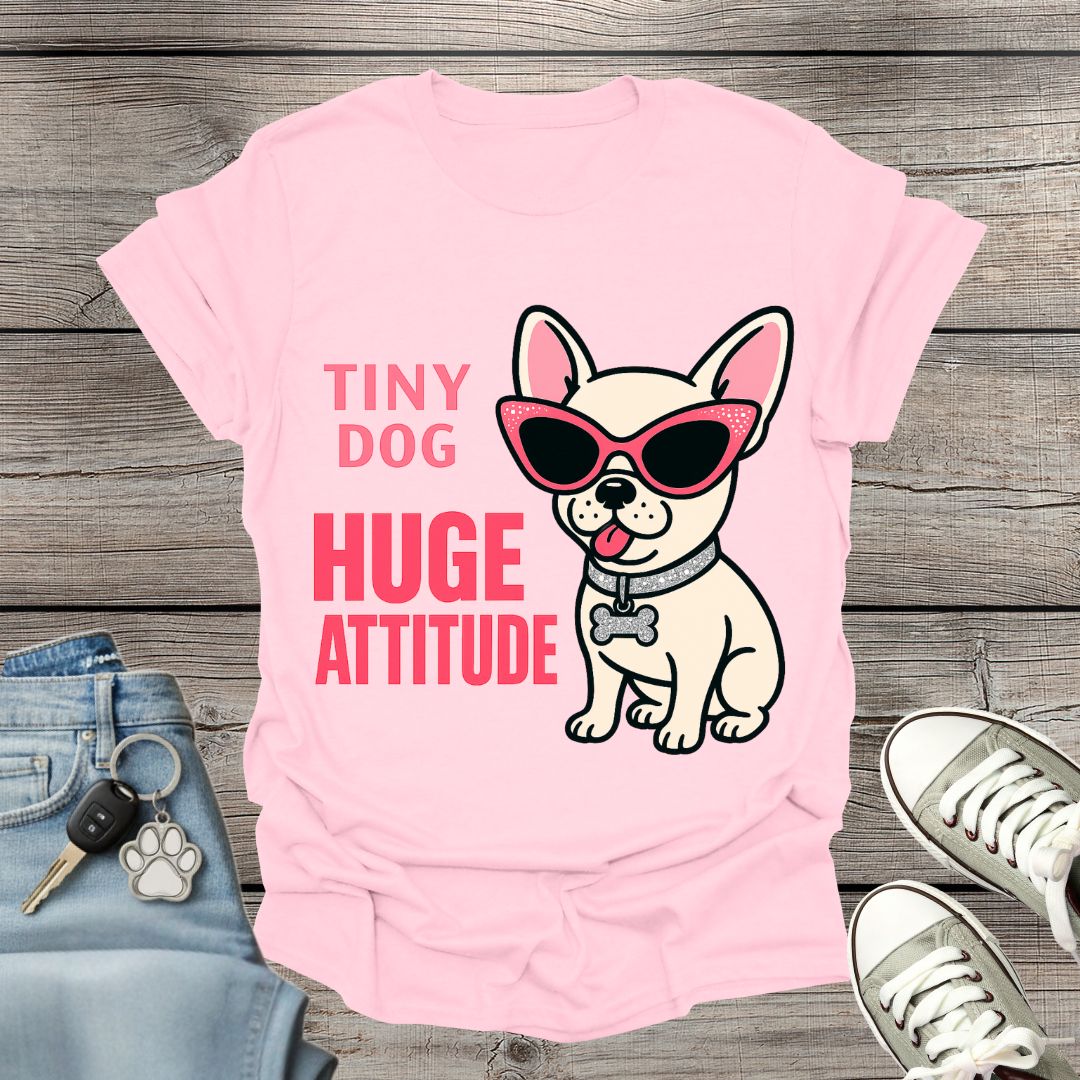 French Bulldog Huge Attitude T-Shirt