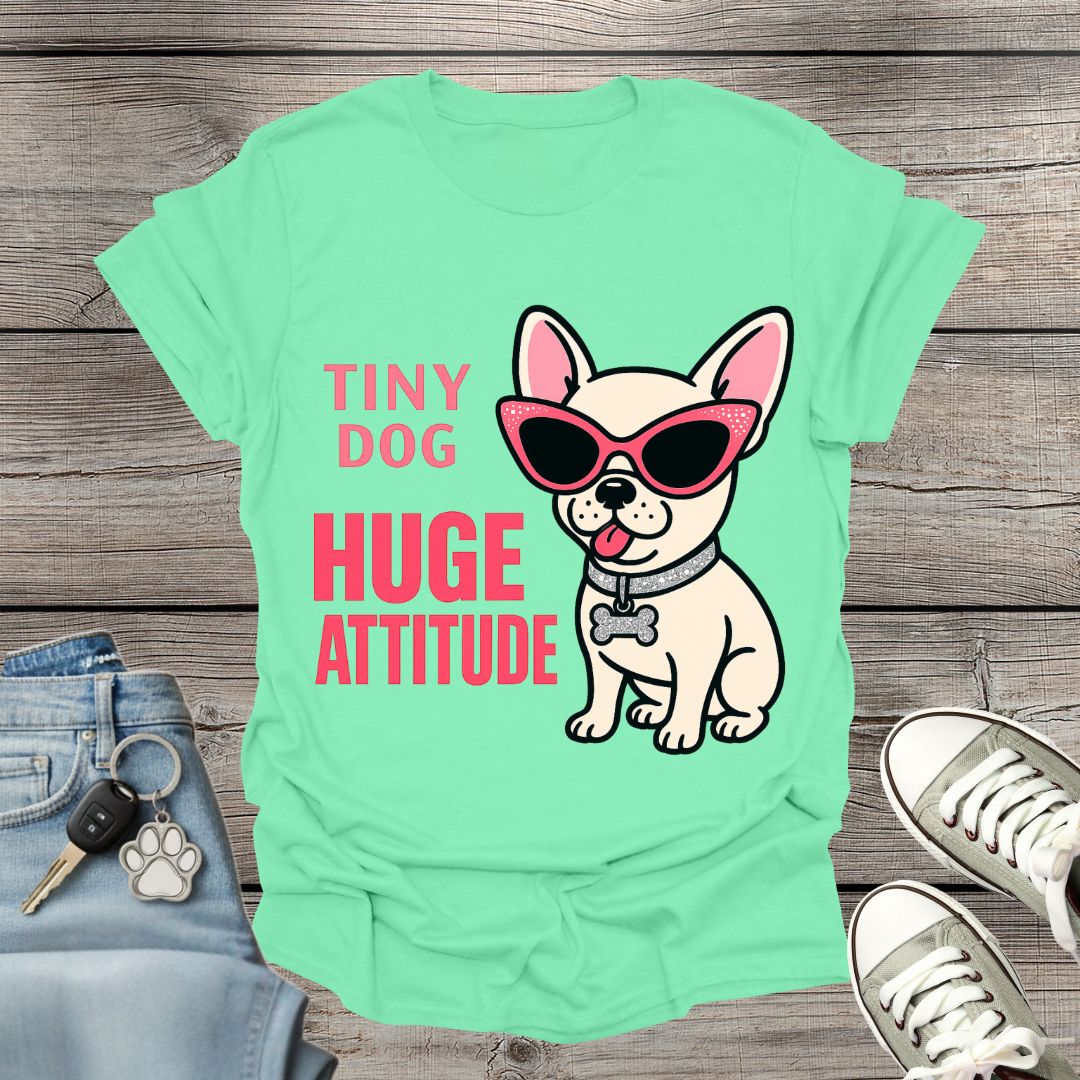 French Bulldog Huge Attitude T-Shirt