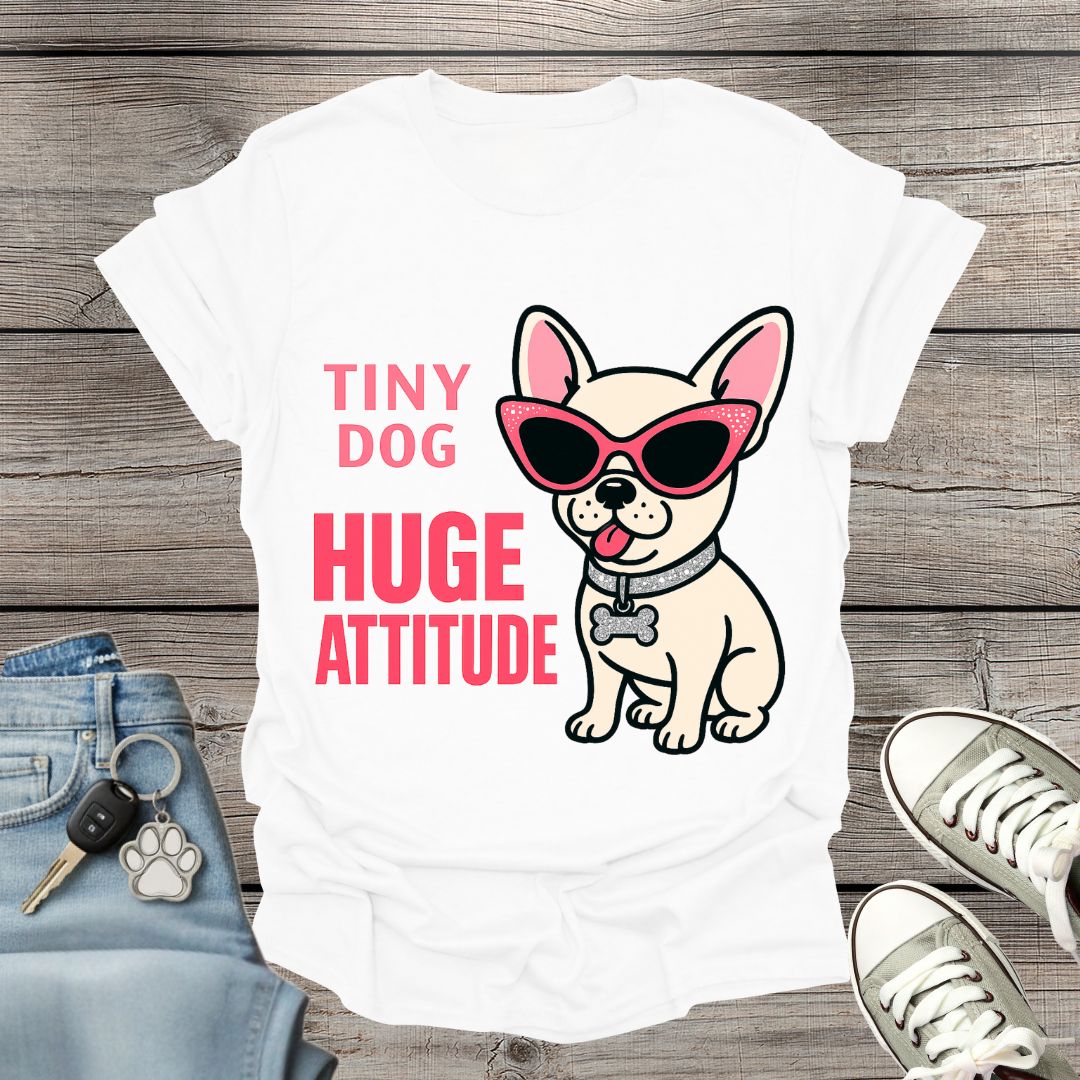 French Bulldog Huge Attitude T-Shirt