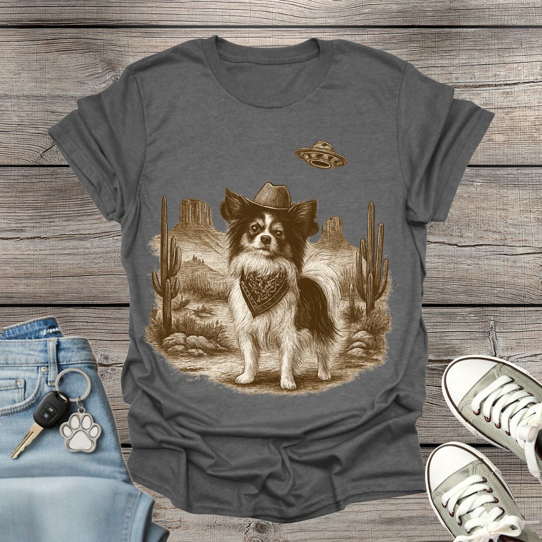Papillon Western UFO T-Shirt