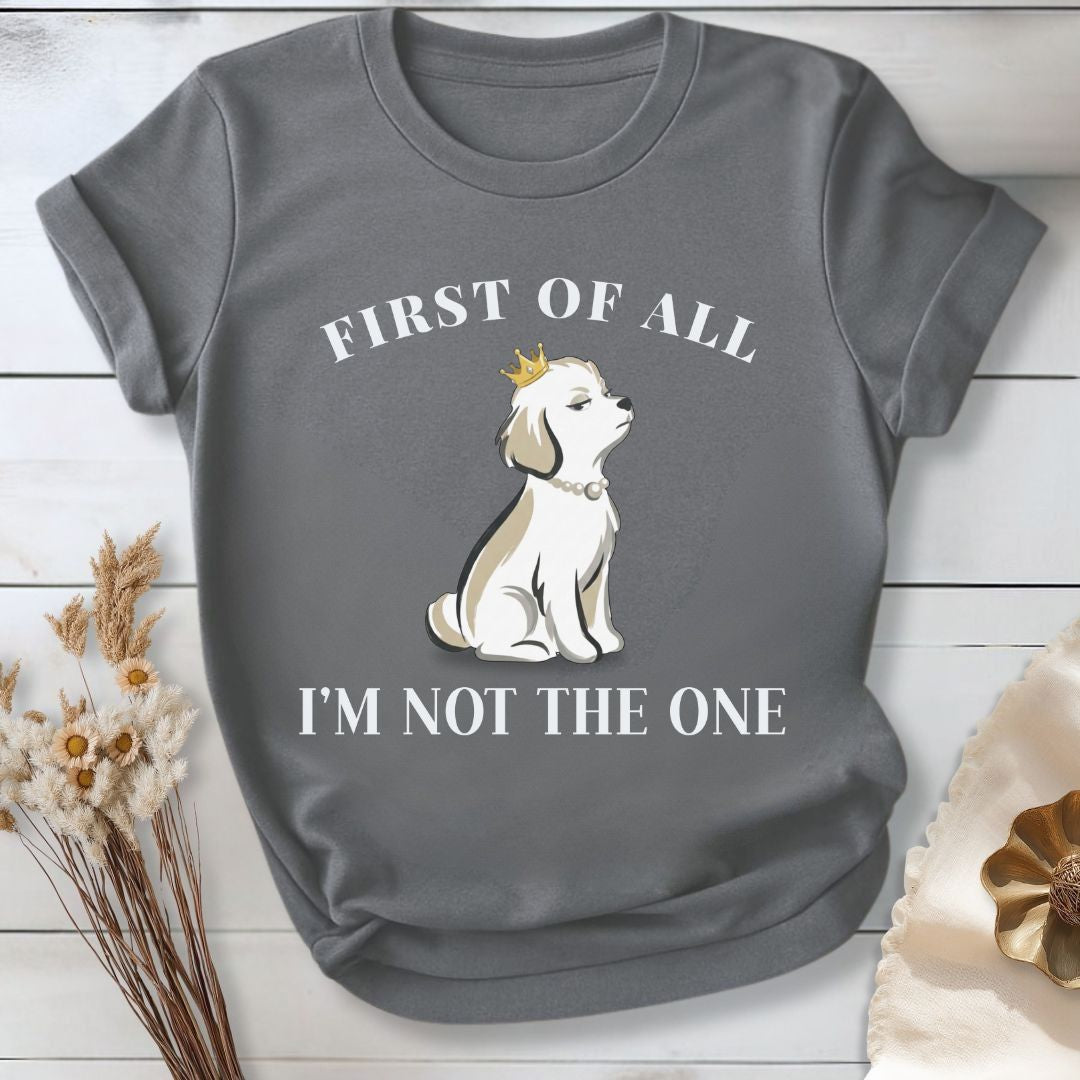 First of all — I’m Not the One — High Standards Energy T-SHIRT