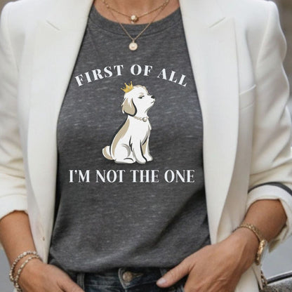First of all — I’m Not the One — High Standards Energy T-SHIRT