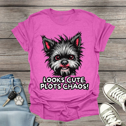Affenpinscher Plots Chaos T-Shirt