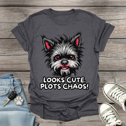 Affenpinscher Plots Chaos T-Shirt