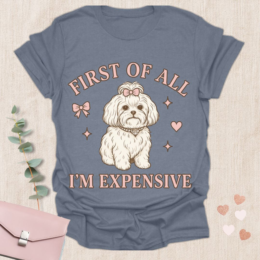 First of All I’m Expensive T-Shirt