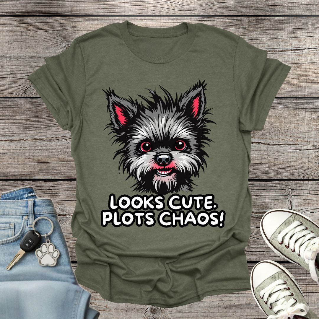 Affenpinscher Plots Chaos T-Shirt