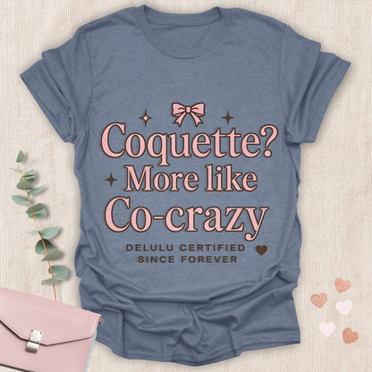 Coquette Co-Crazy Pink Bow T-Shirt