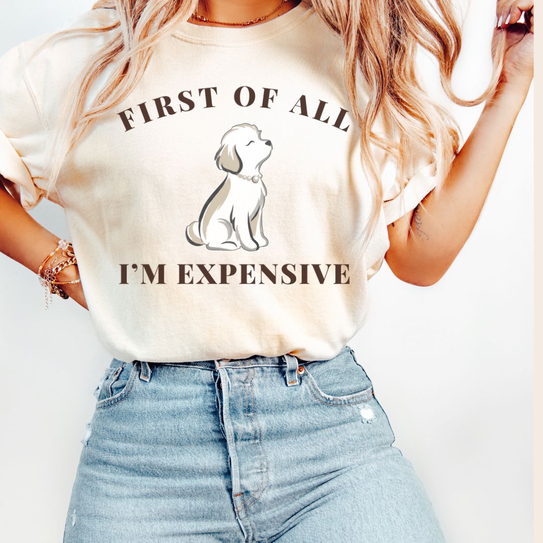 First of All I'm Expensive T-Shirt