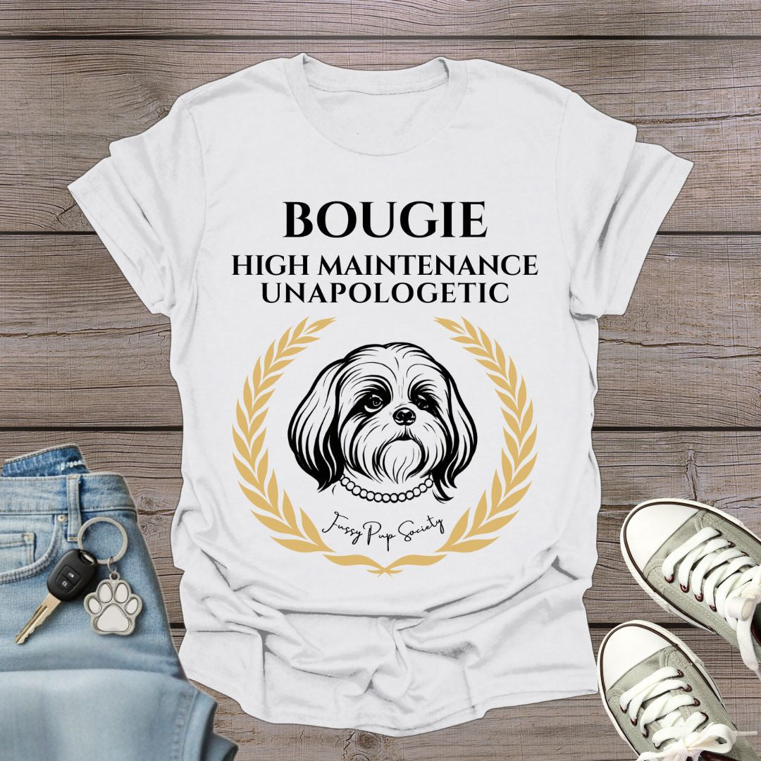 Shih Tzu Bougie & Unapologetic T-Shirt