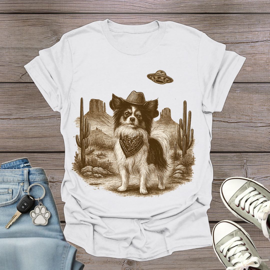 Papillon Western UFO T-Shirt