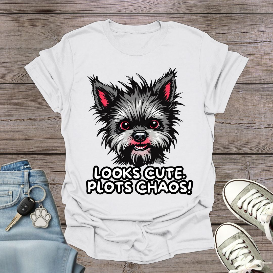 Affenpinscher Plots Chaos T-Shirt