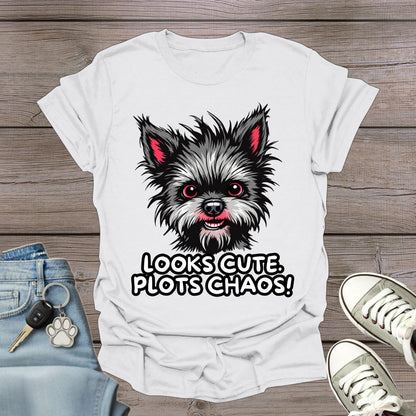 Affenpinscher Plots Chaos T-Shirt