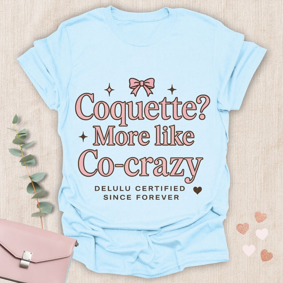 Coquette Co-Crazy Pink Bow T-Shirt