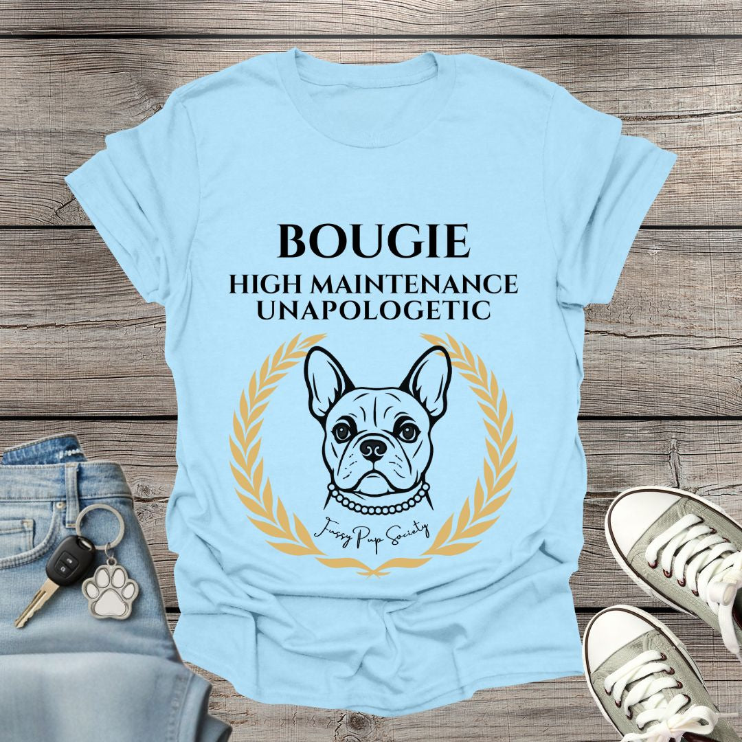 French Bulldog Bougie & Unapologetic T-Shirt