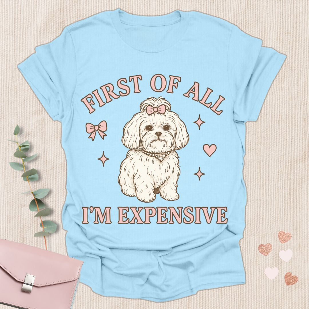 First of All I’m Expensive T-Shirt