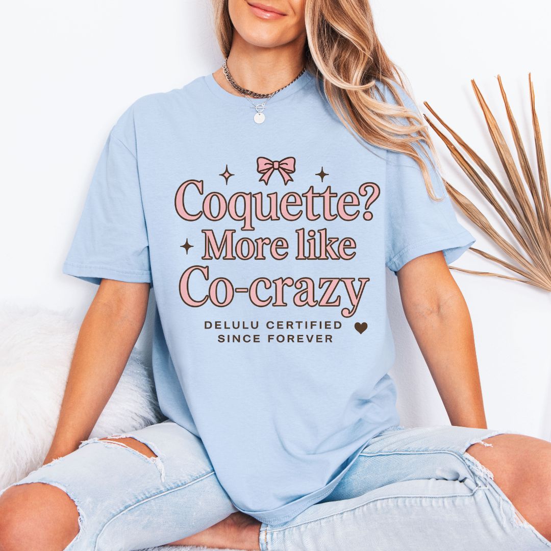 Coquette Co-Crazy Pink Bow T-Shirt