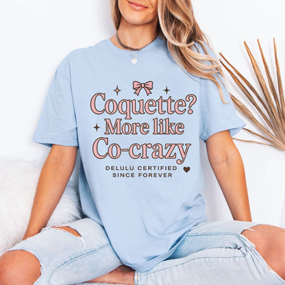 Coquette Co-Crazy Pink Bow T-Shirt