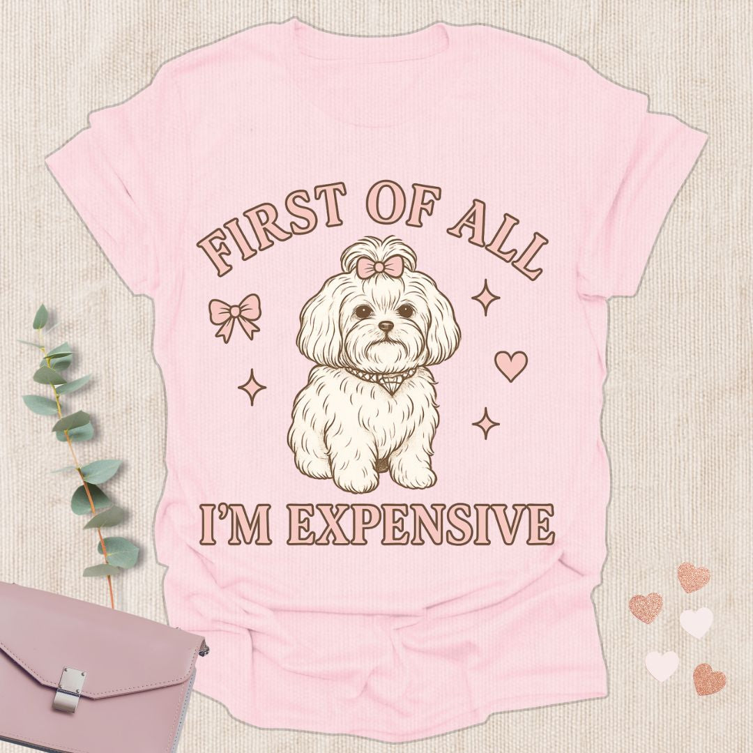 First of All I’m Expensive T-Shirt