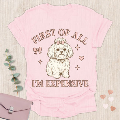 First of All I’m Expensive T-Shirt