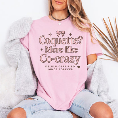 Coquette Co-Crazy Pink Bow T-Shirt