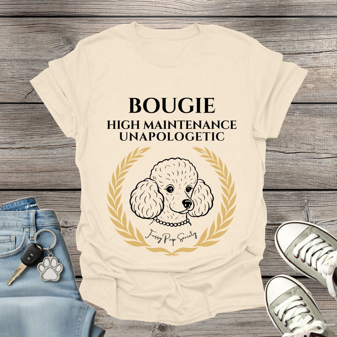 Miniature/Toy Poodle Bougie & Unapologetic T-Shirt