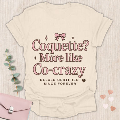 Coquette Co-Crazy Pink Bow T-Shirt