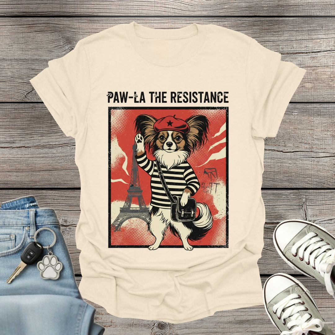Papillon Paw-La T-Shirt